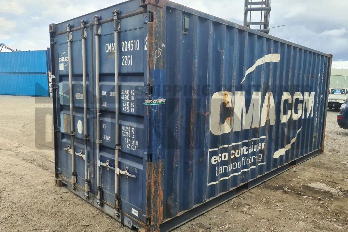 20' Standard Height Steel Container (Doors One End)
