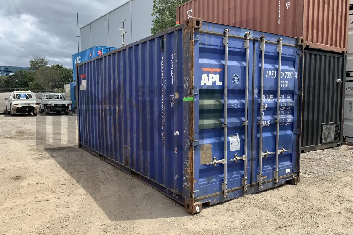 20' Standard Height Steel Container (Doors One End)