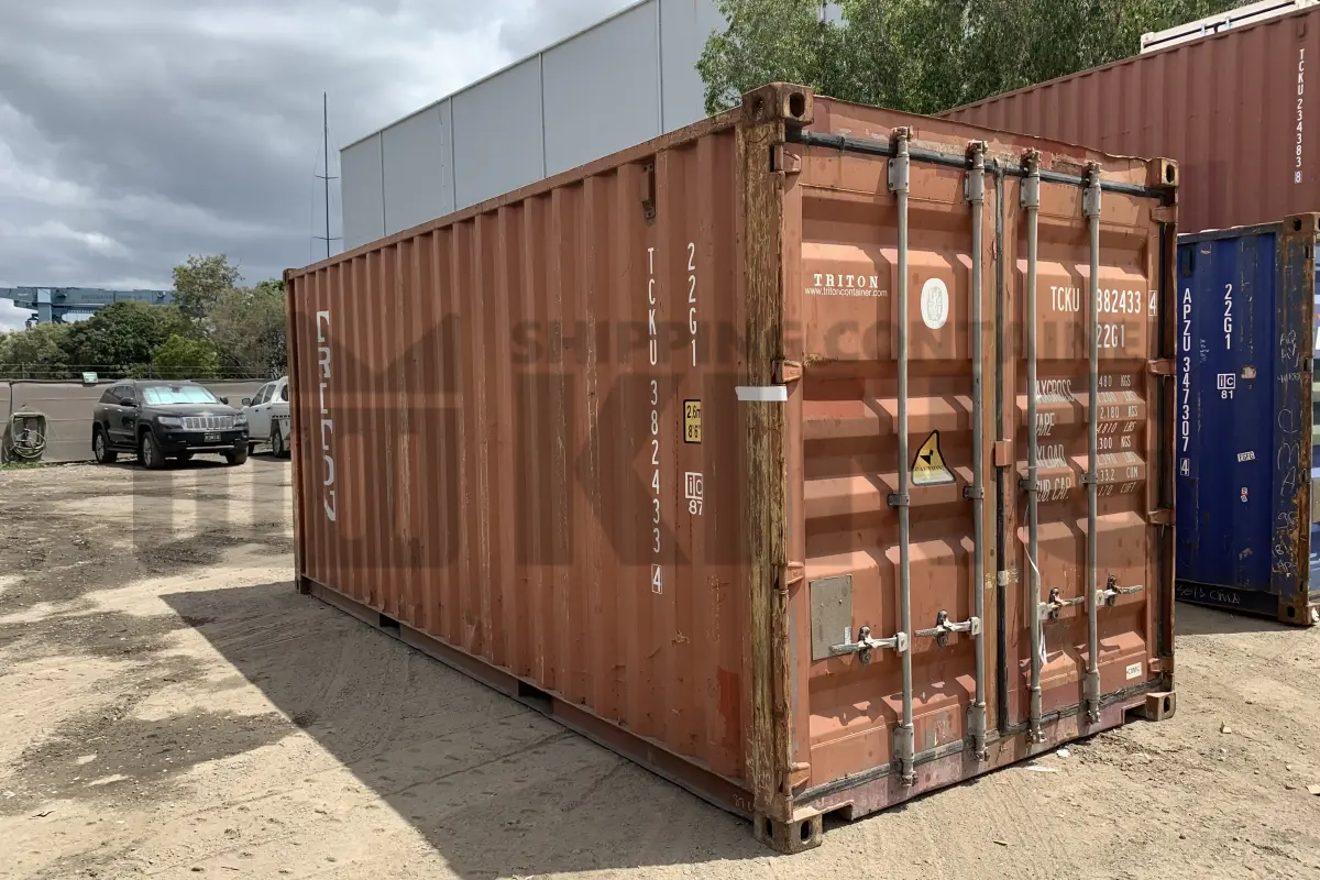 20' Standard Height Steel Container (Doors One End)