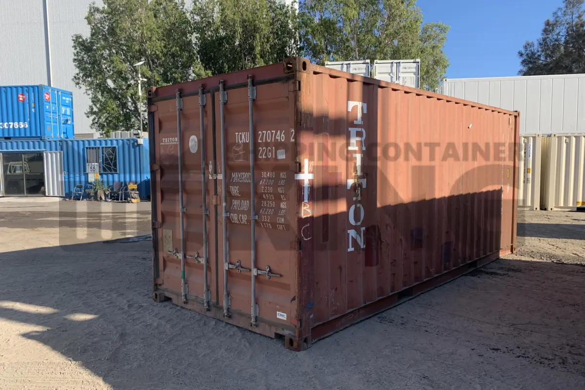 20' Standard Height Steel Container (Doors One End)