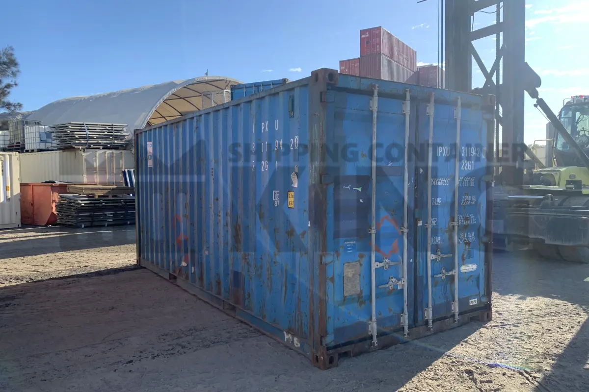 20' Standard Height Steel Container (Doors One End)