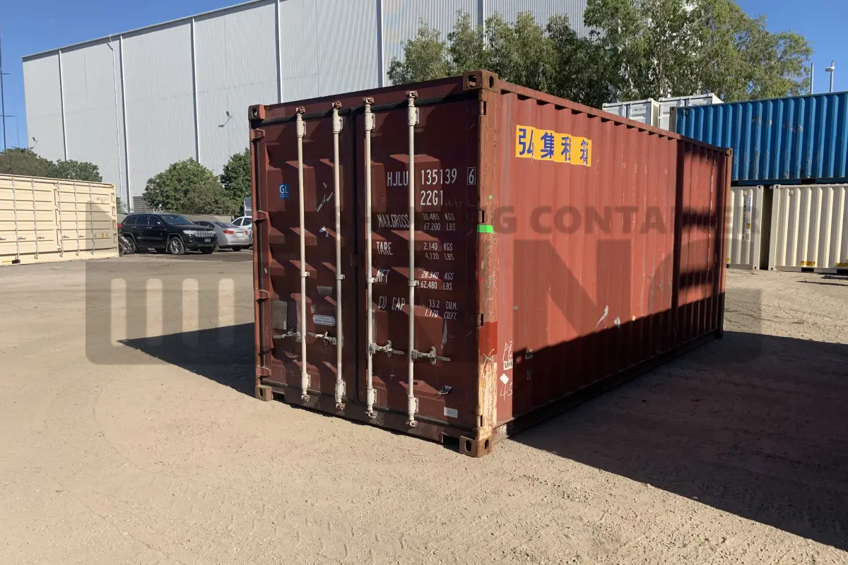 20' Standard Height Steel Container (Doors One End)