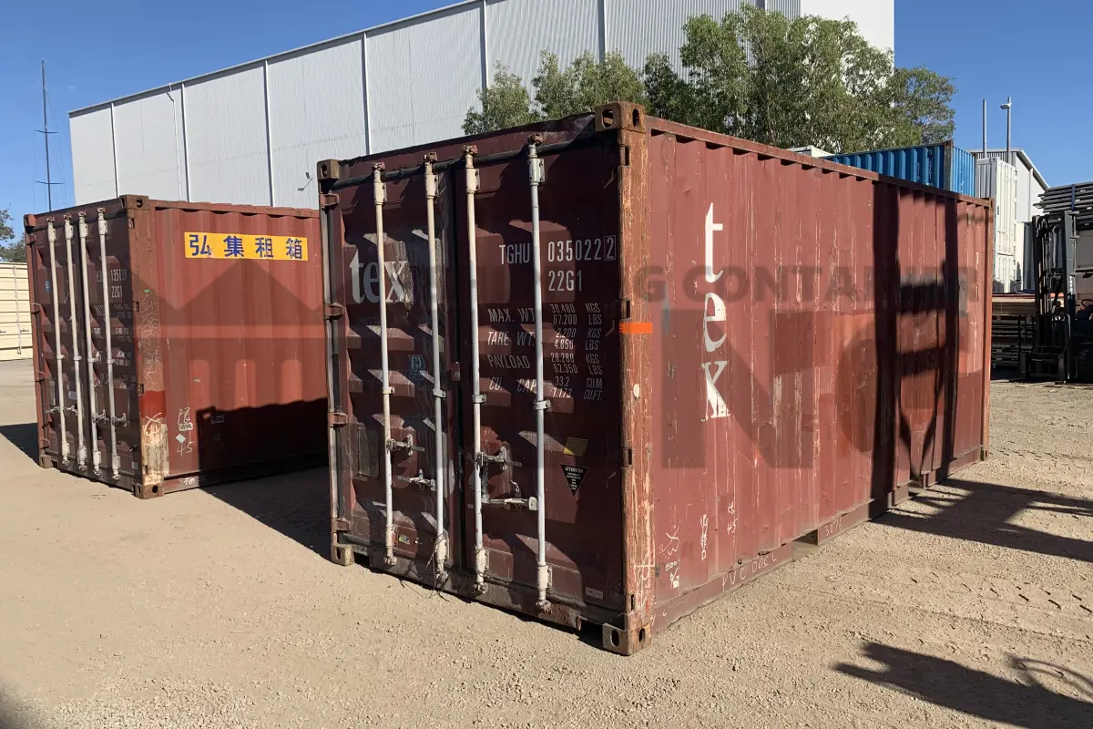 20' Standard Height Steel Container (Doors One End)