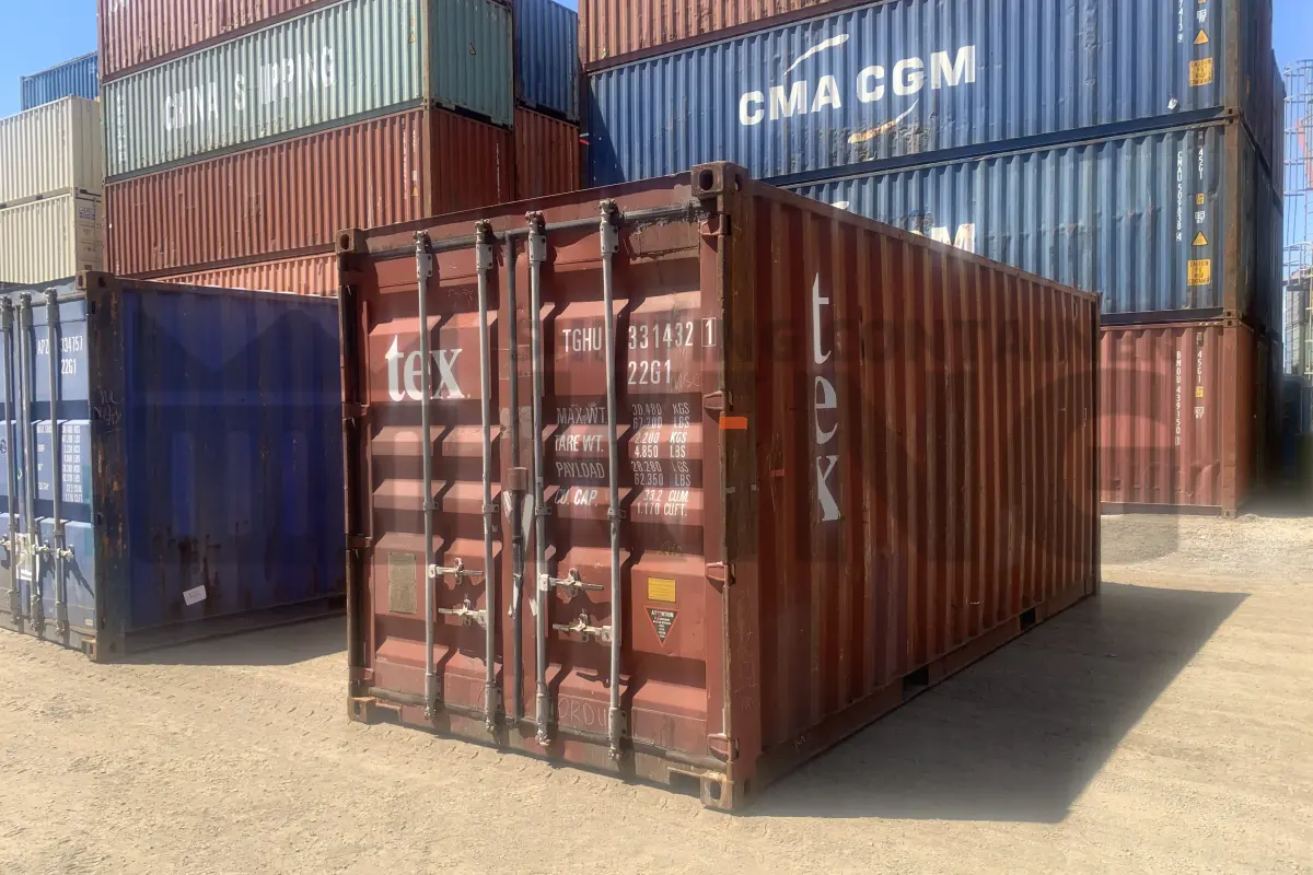 20' Standard Height Steel Container (Doors One End)