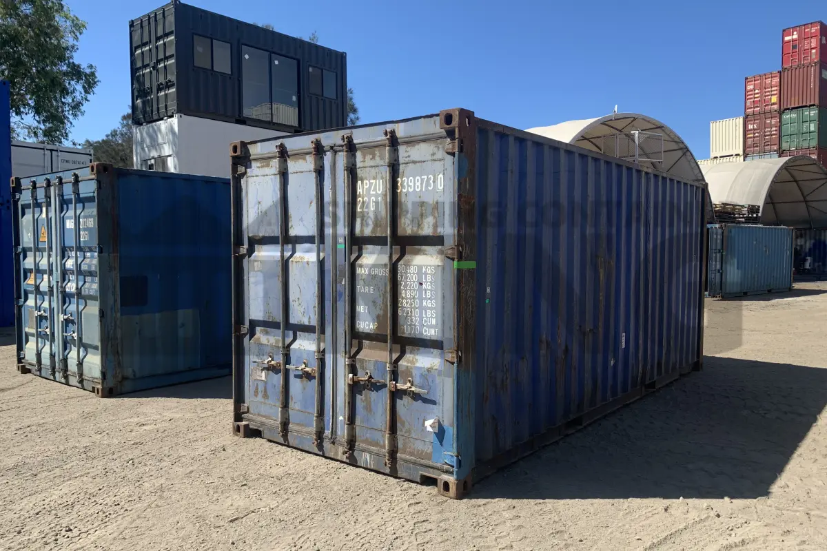 20' Standard Height Steel Container (Doors One End)
