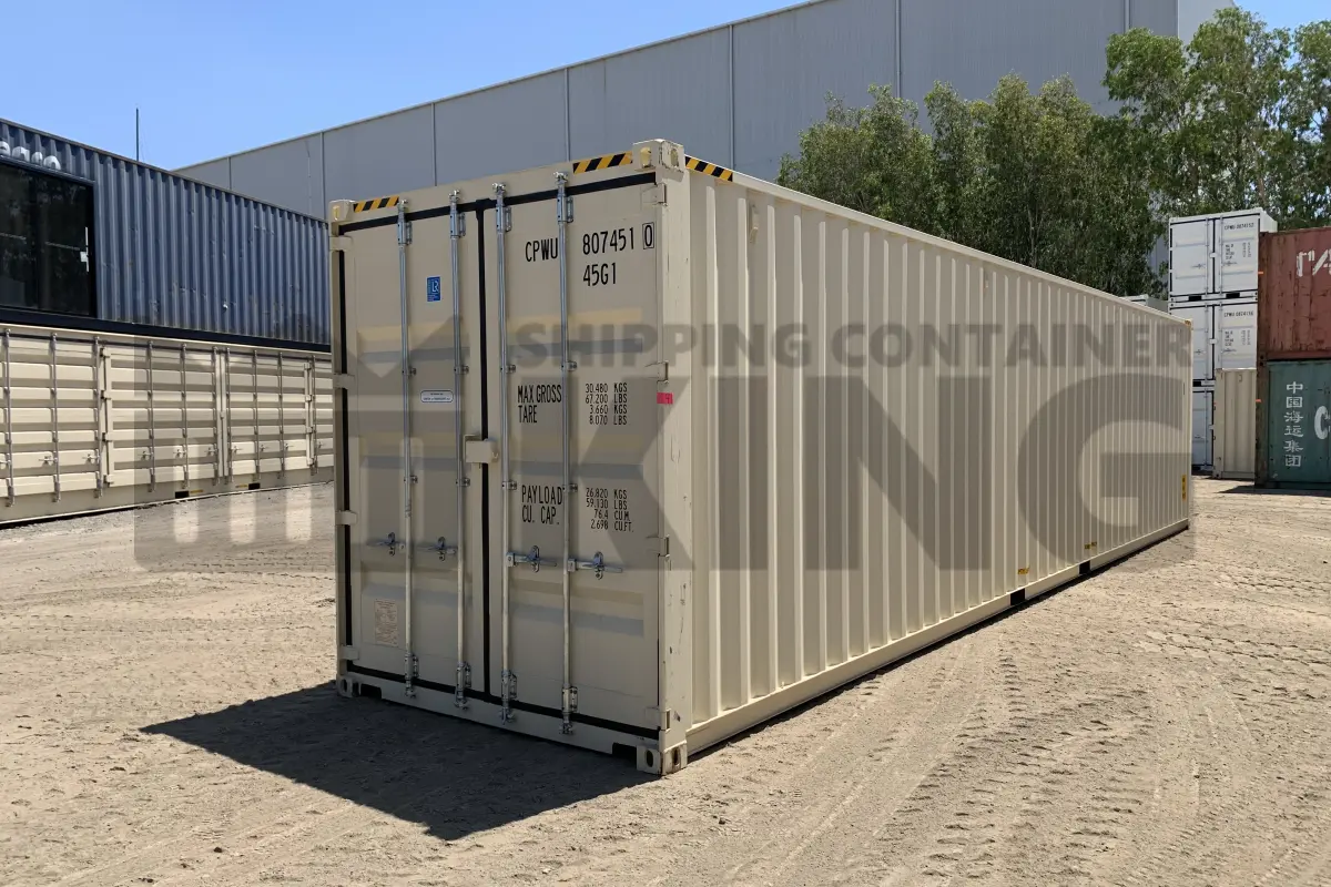 40' High Cube Steel Container (Doors One End)