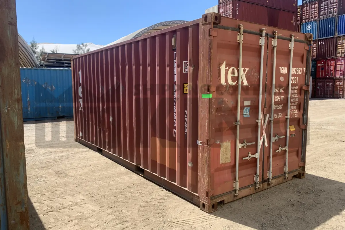 20' Standard Height Steel Container (Doors One End)