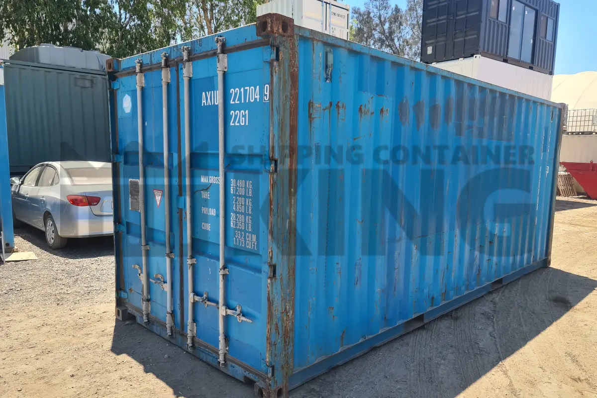 20' Standard Height Steel Container (Doors One End)