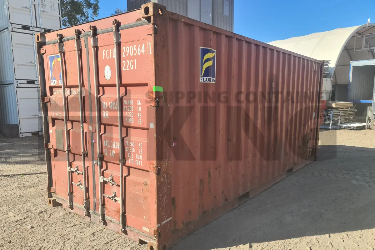 20' Standard Height Steel Container (Doors One End)