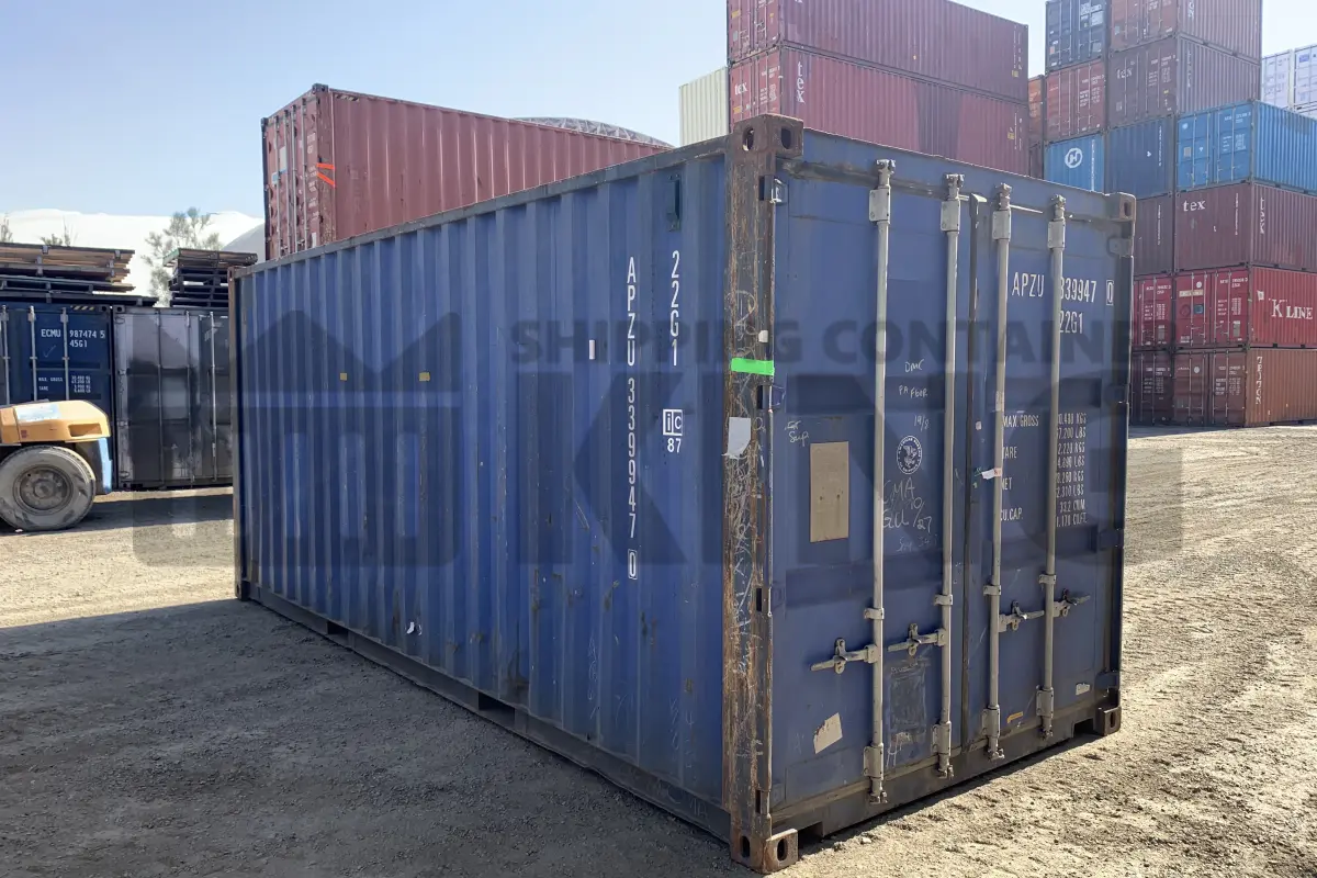 20' Standard Height Steel Container (Doors One End)