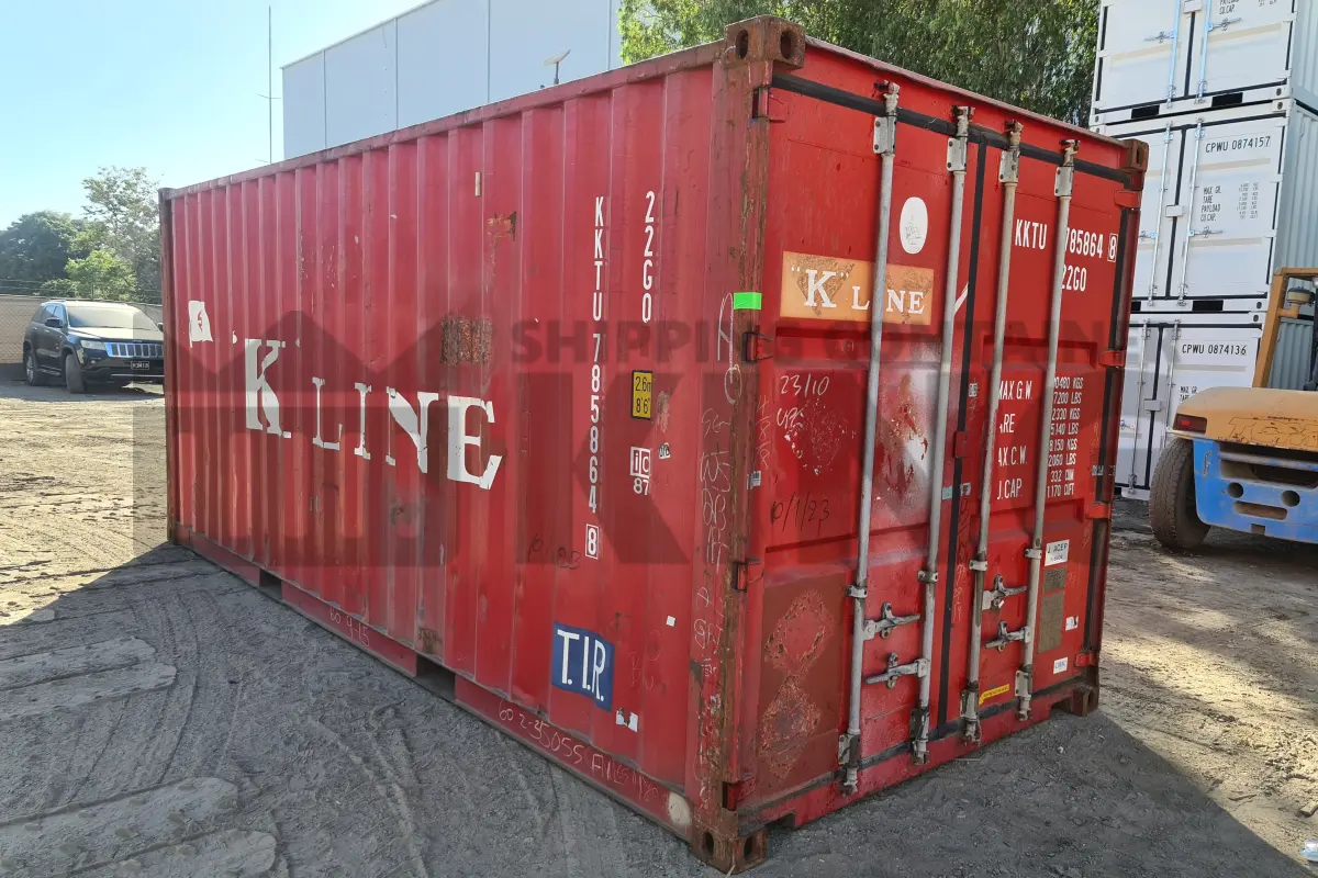 20' Standard Height Steel Container (Doors One End)