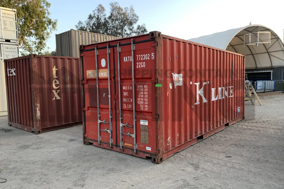 20' Standard Height Steel Container (Doors One End)