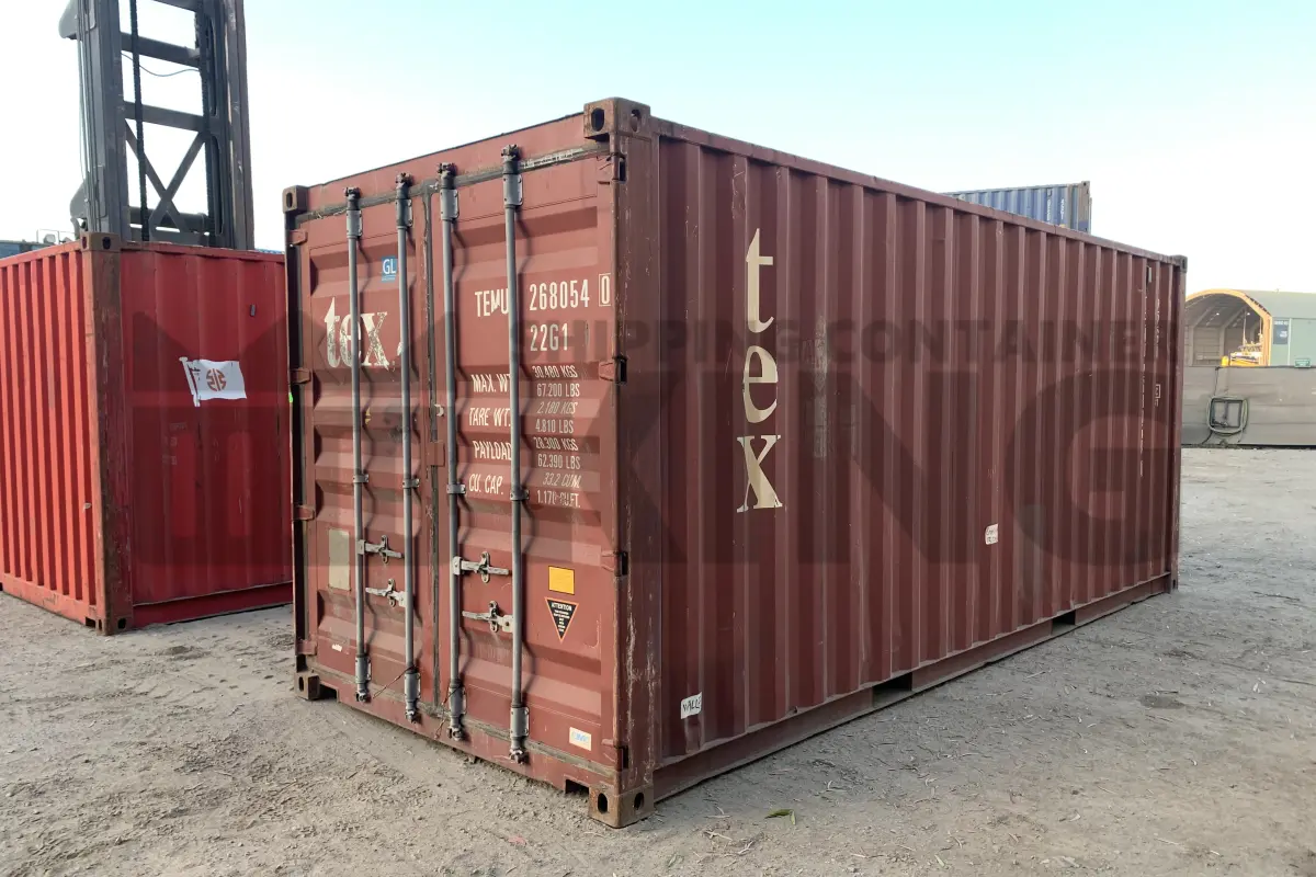 20' Standard Height Steel Container (Doors One End)