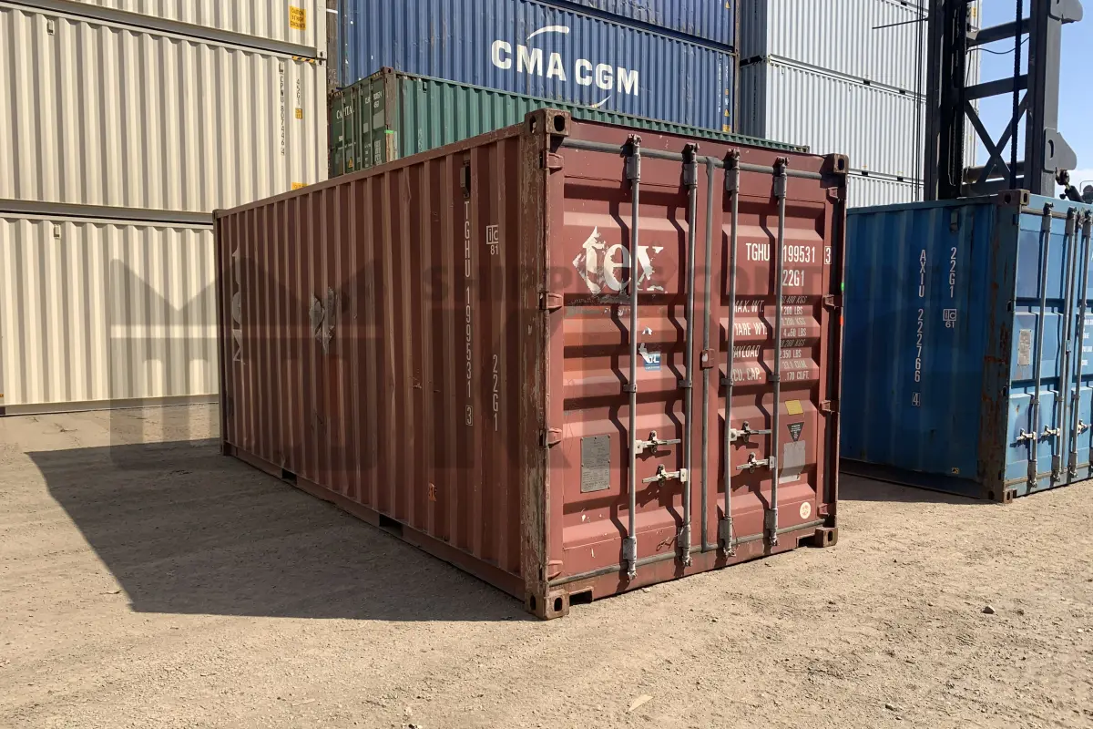 20' Standard Height Steel Container (Doors One End)