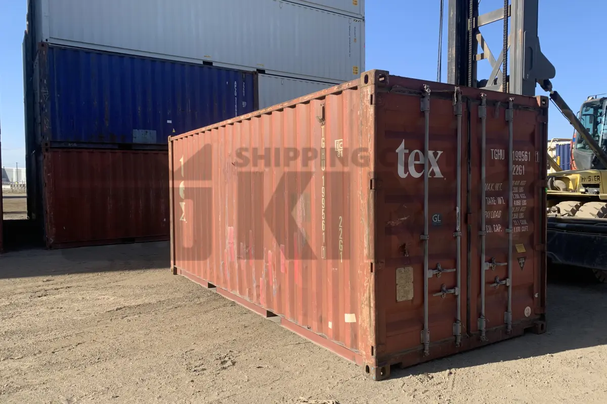 20' Standard Height Steel Container (Doors One End)