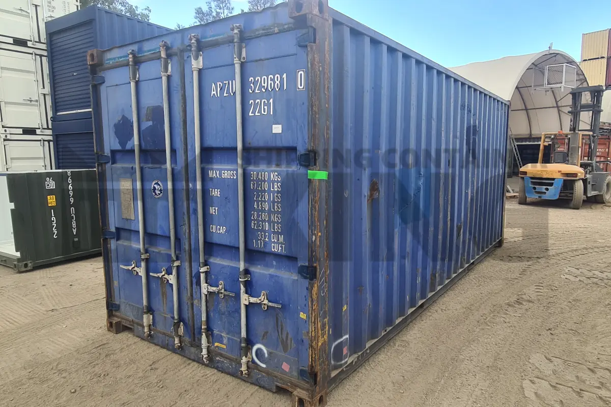 20' Standard Height Steel Container (Doors One End)