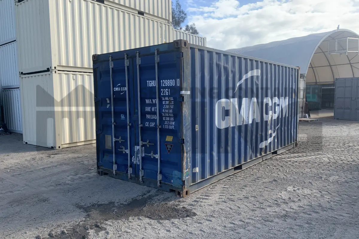20' Standard Height Steel Container (Doors One End)