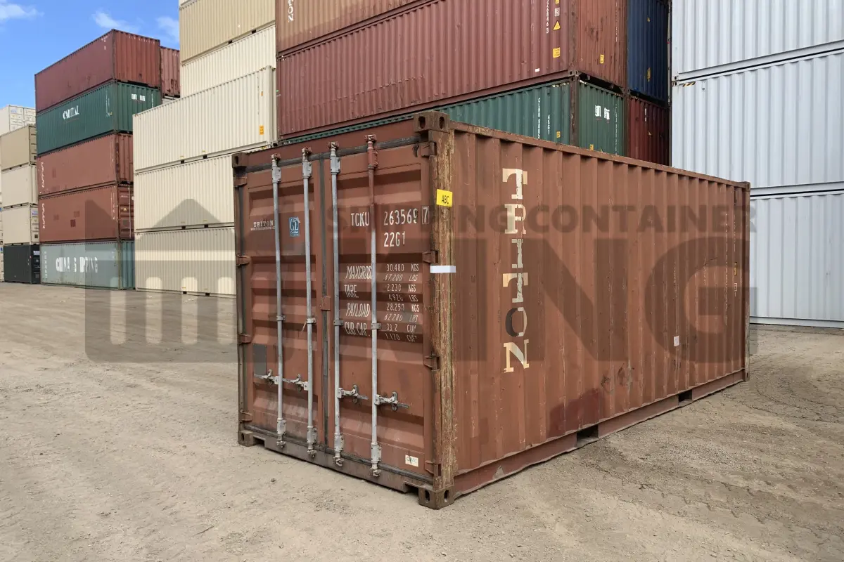 20' Standard Height Steel Container (Doors One End)