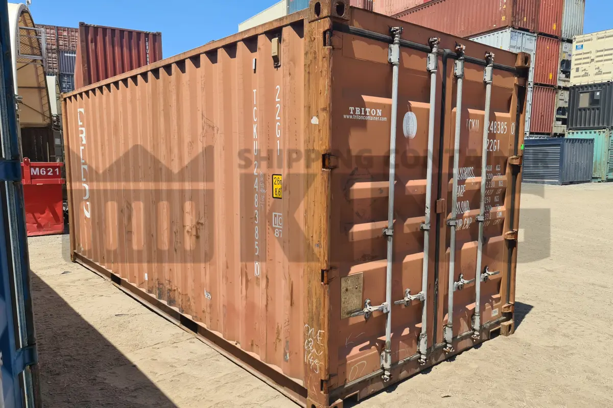 20' Standard Height Steel Container (Doors One End)
