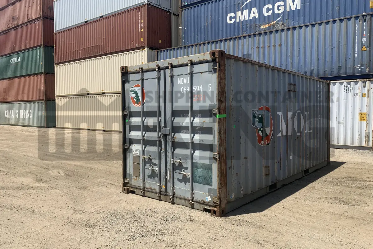 20' Standard Height Steel Container (Doors One End)