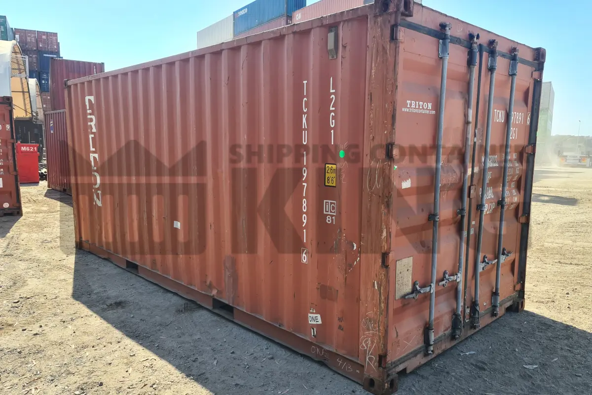 20' Standard Height Steel Container (Doors One End)
