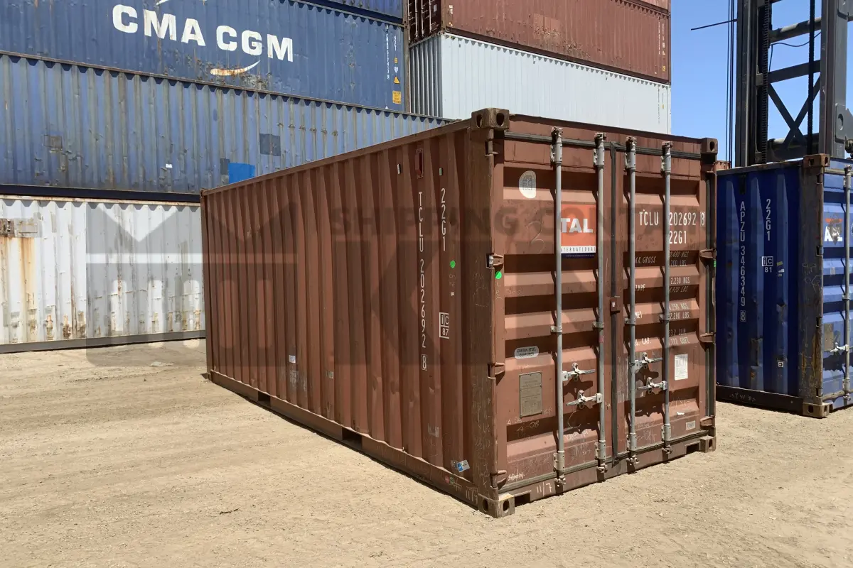20' Standard Height Steel Container (Doors One End)