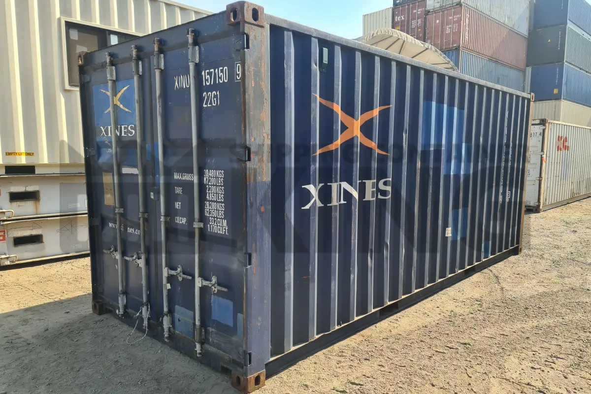 20' Standard Height Steel Container (Doors One End)