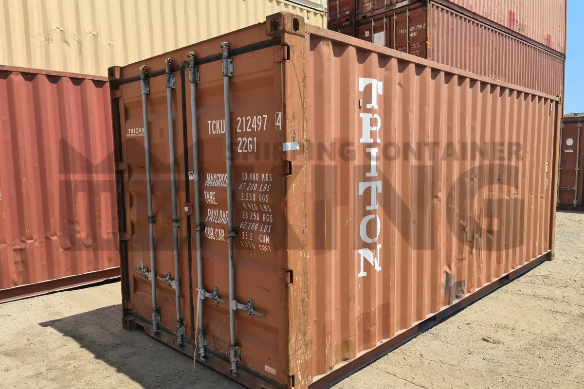 20' Standard Height Steel Container (Doors One End)