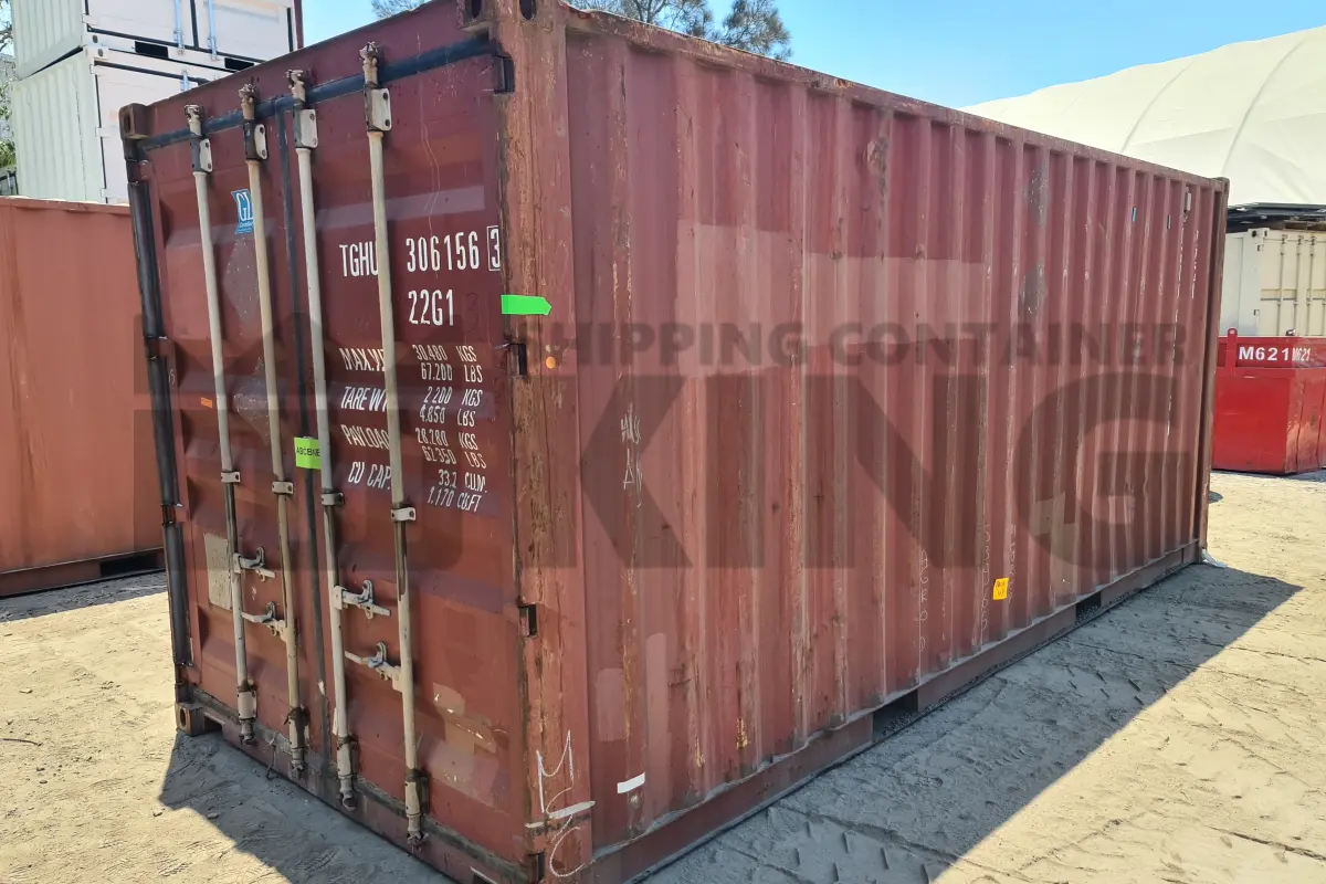 20' Standard Height Steel Container (Doors One End)