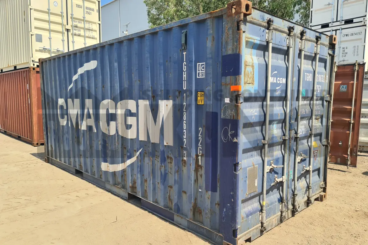 20' Standard Height Steel Container (Doors One End)