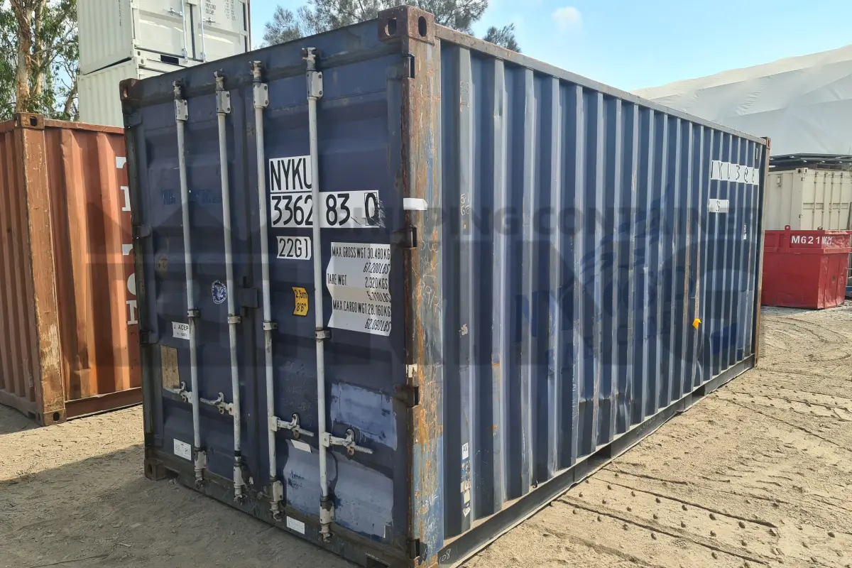 20' Standard Height Steel Container (Doors One End)