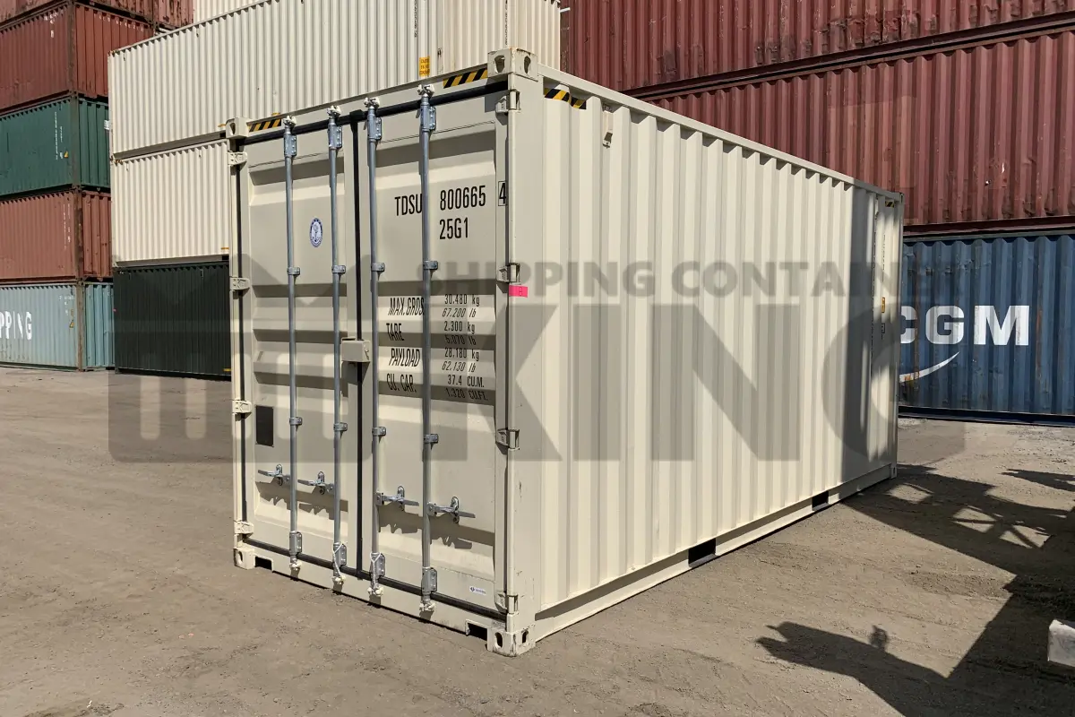 20' High Cube Steel Container (Doors One End)