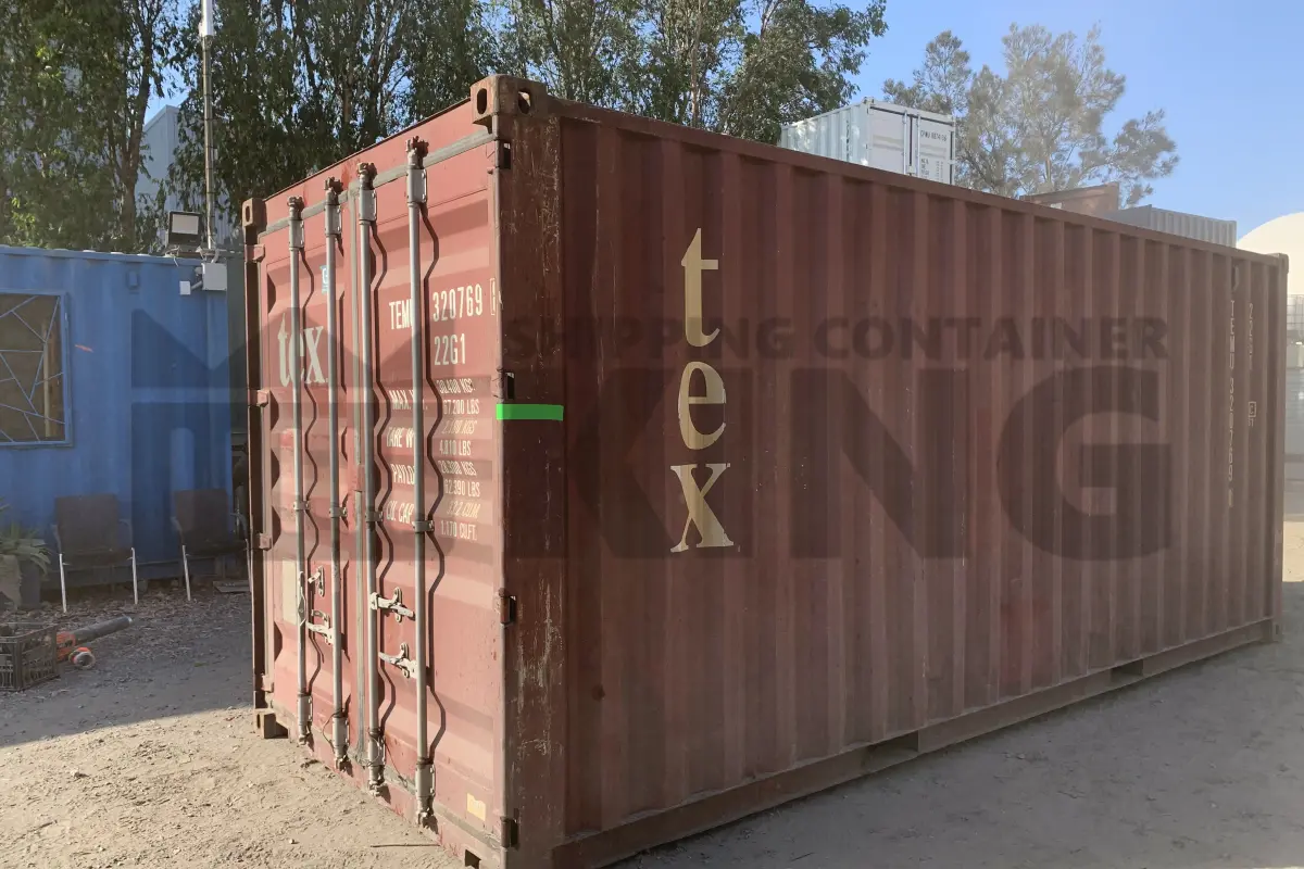 20' Standard Height Steel Container (Doors One End)