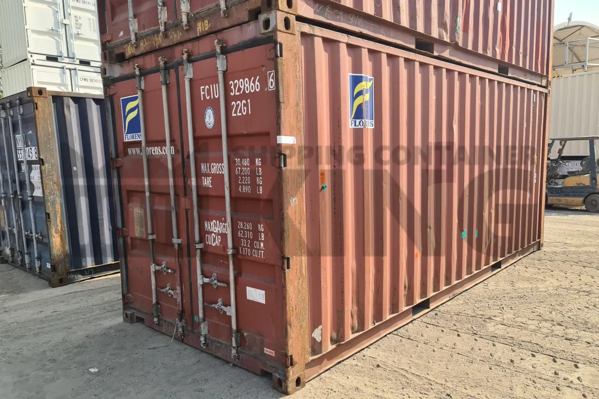 20' Standard Height Steel Container (Doors One End)