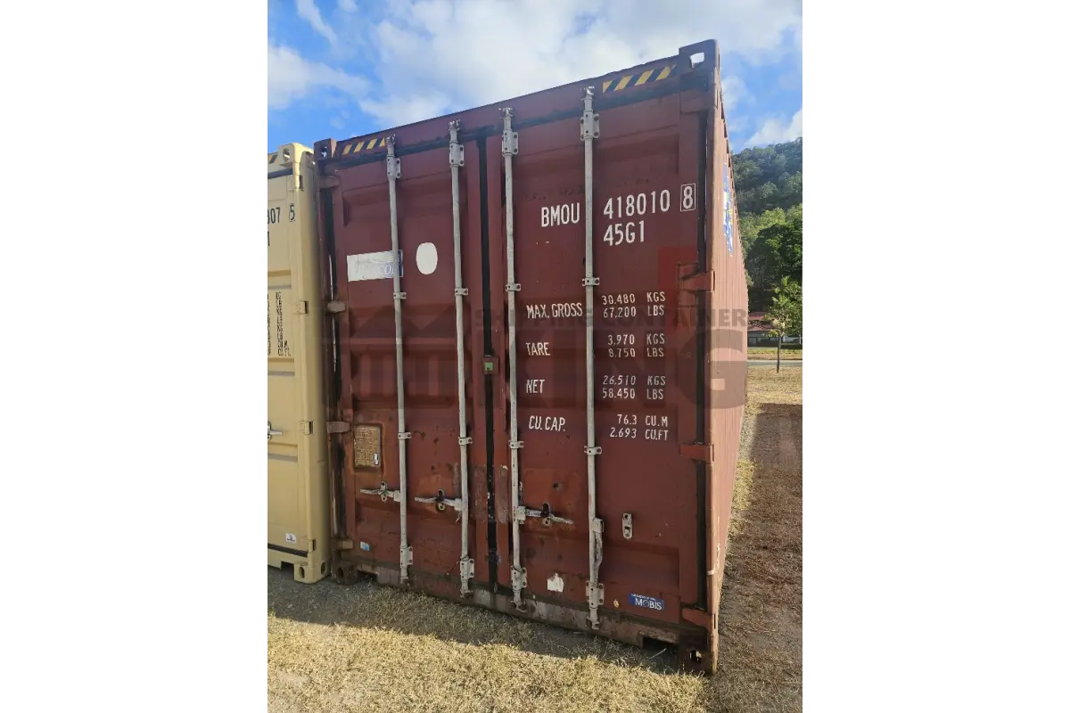 40' High Cube Steel Container (Doors One End)