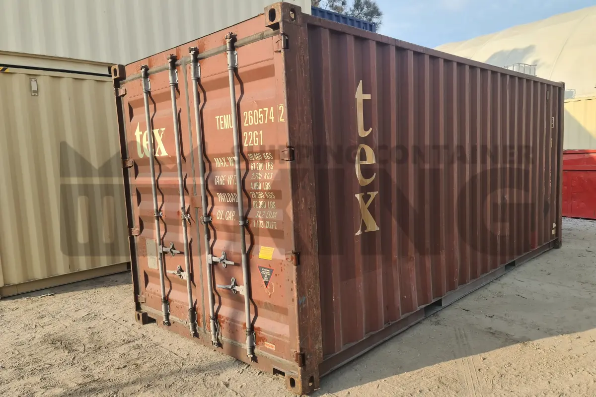 20' Standard Height Steel Container (Doors One End)