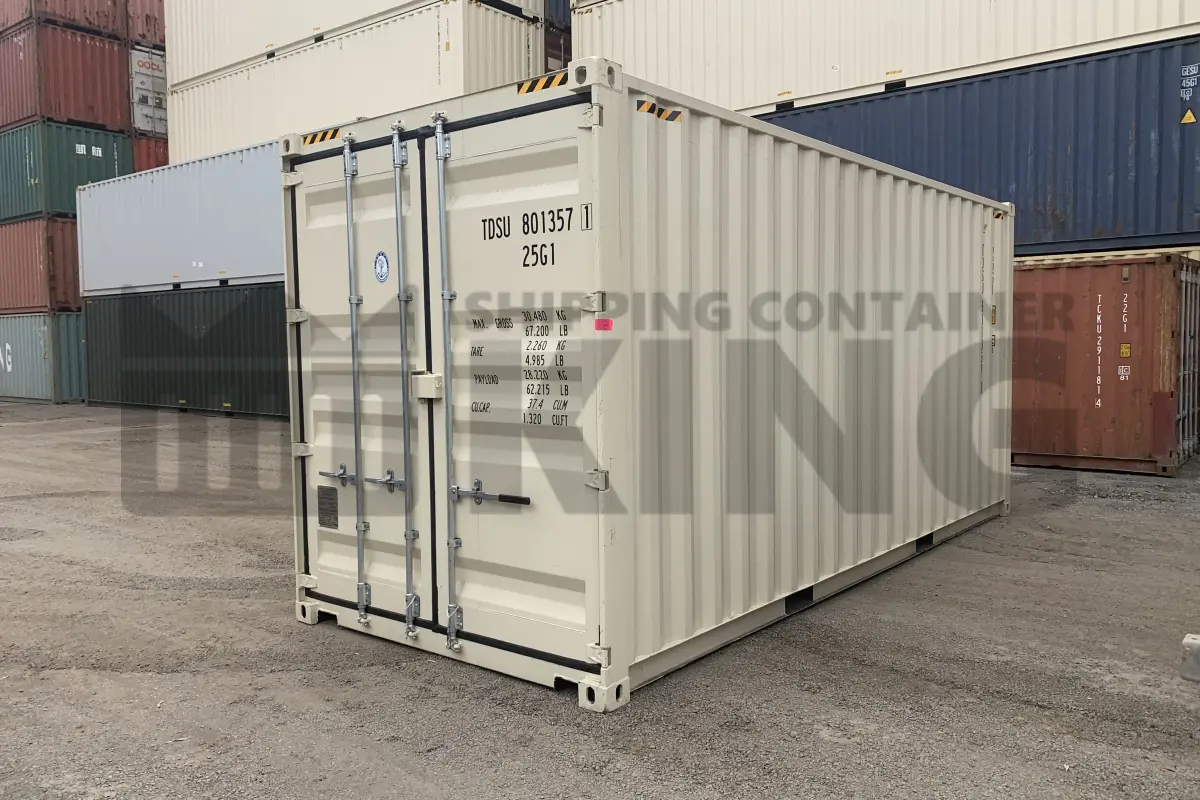 20' High Cube Steel Container (Doors One End)