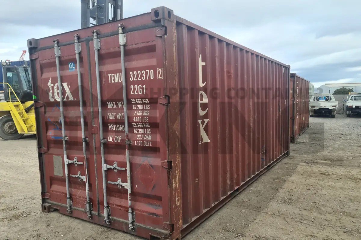 20' Standard Height Steel Container (Doors One End)