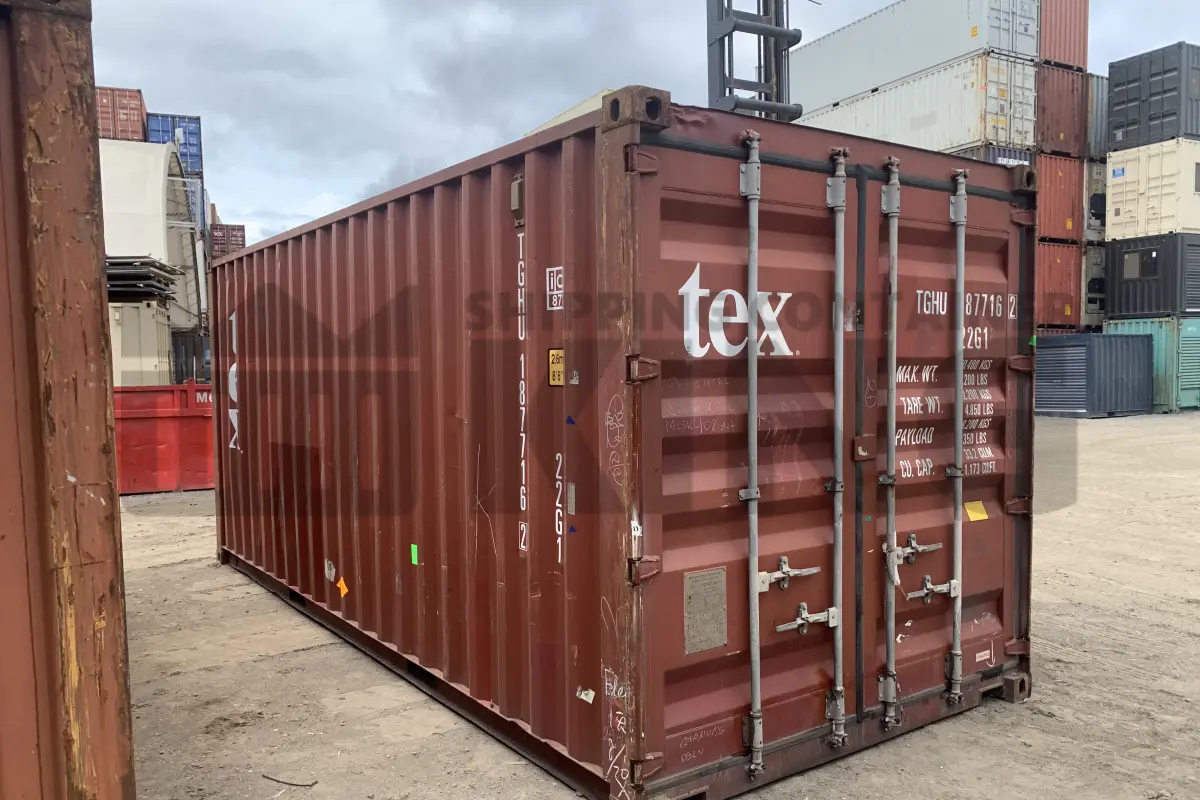 20' Standard Height Steel Container (Doors One End)