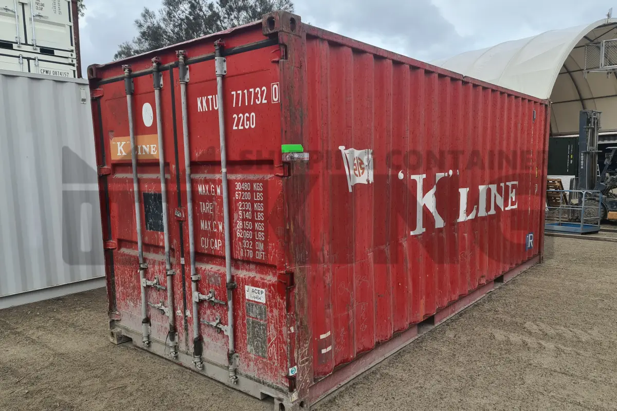 20' Standard Height Steel Container (Doors One End)
