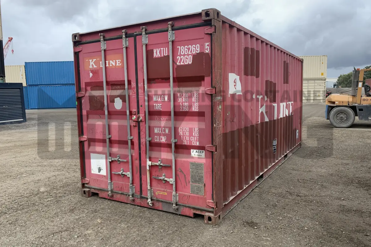 20' Standard Height Steel Container (Doors One End)