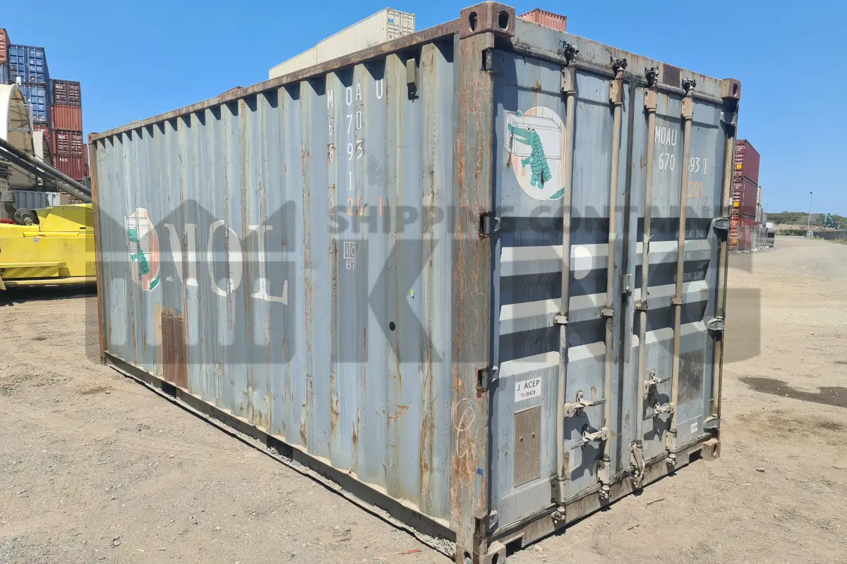 20' Standard Height Steel Container (Doors One End)