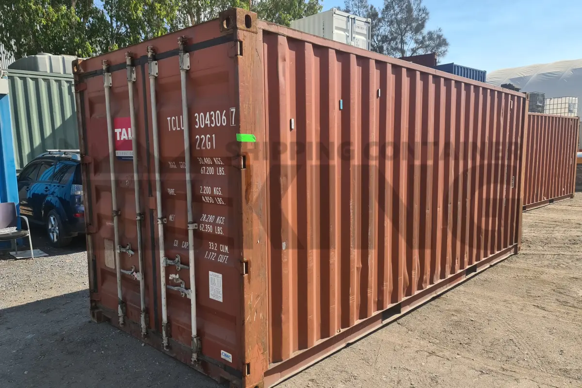 20' Standard Height Steel Container (Doors One End)