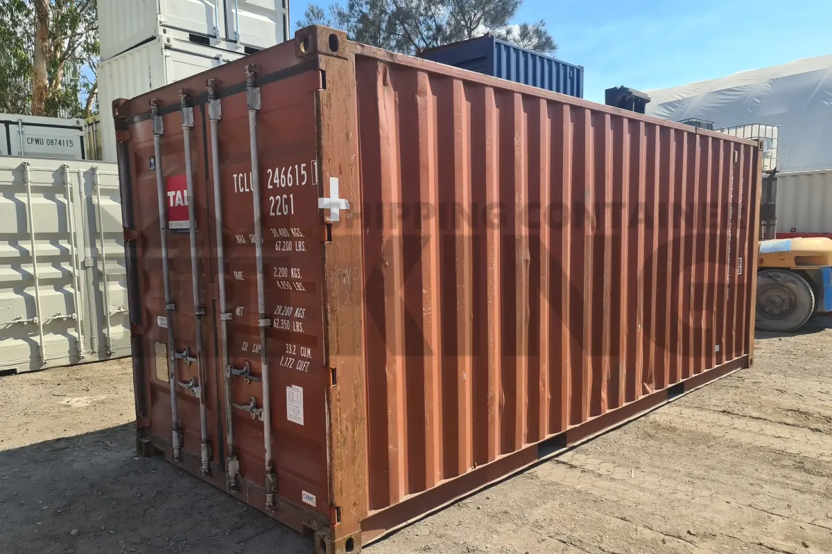 20' Standard Height Steel Container (Doors One End)