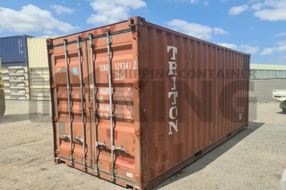 20' Standard Height Steel Container (Doors One End)