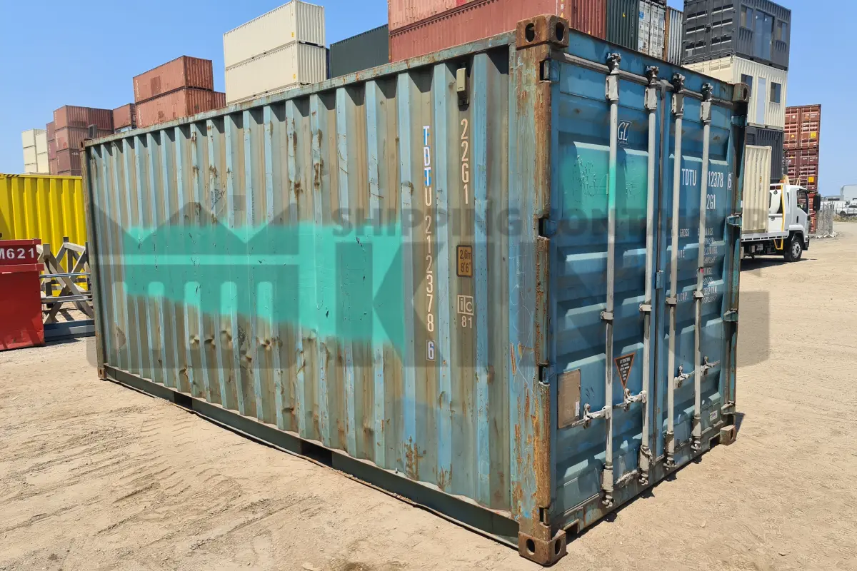 20' Standard Height Steel Container (Doors One End)