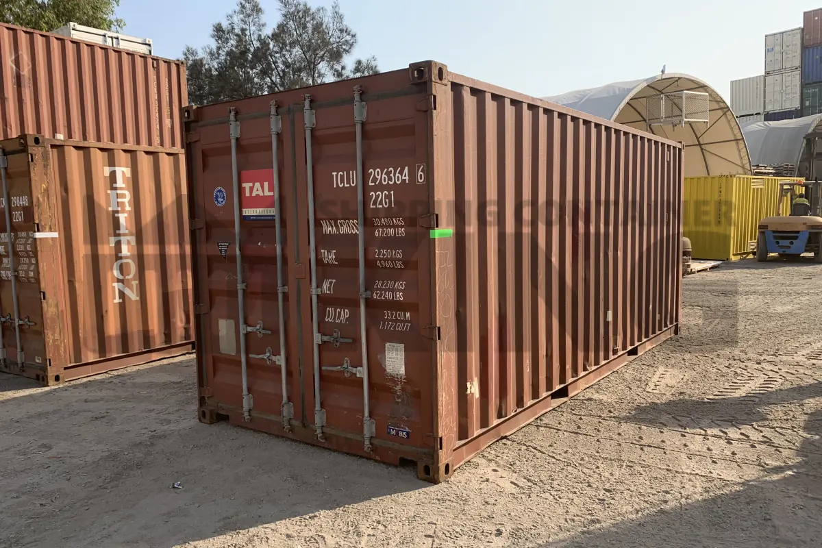 20' Standard Height Steel Container (Doors One End)