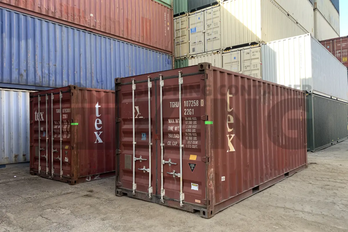 20' Standard Height Steel Container (Doors One End)