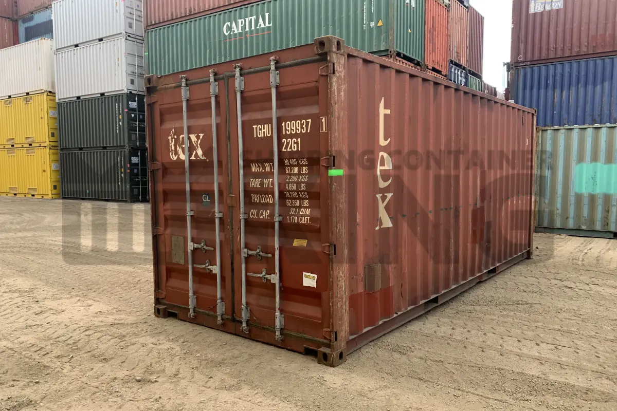 20' Standard Height Steel Container (Doors One End)