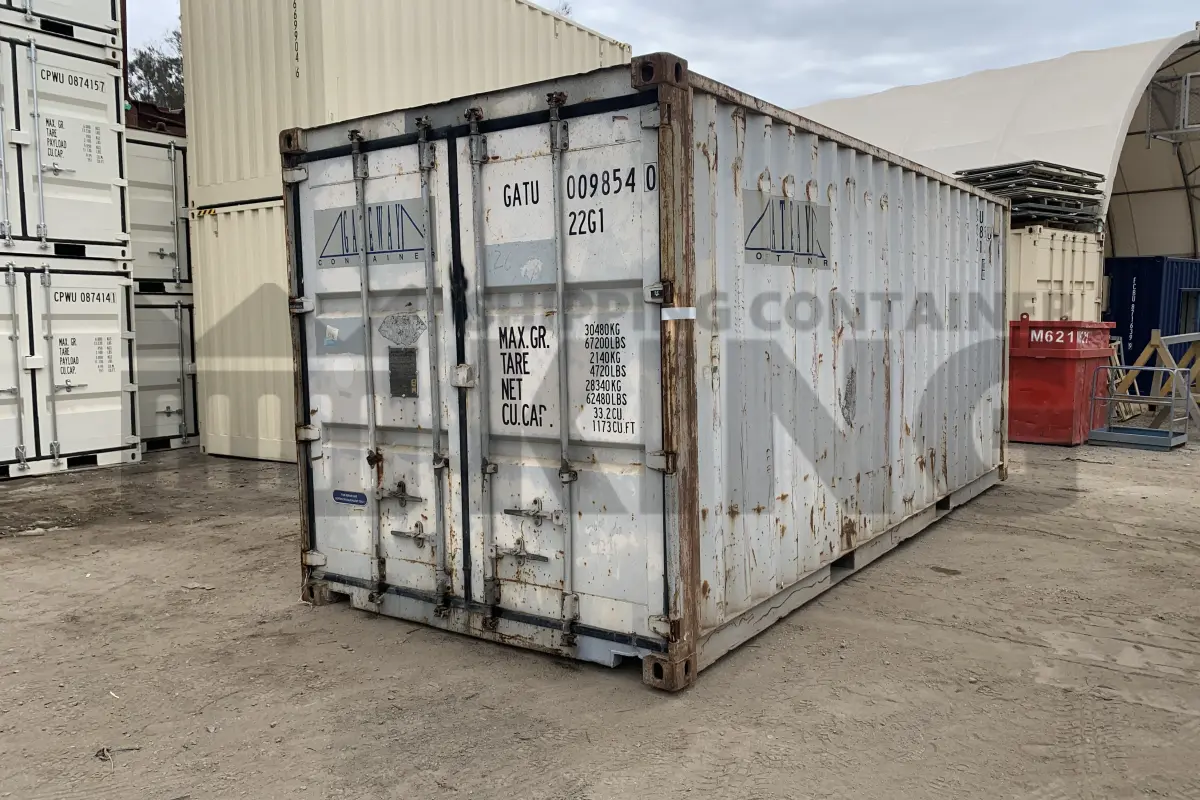 20' Standard Height Steel Container (Doors One End)